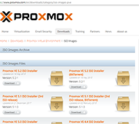 Descargar ISO de Proxmox VE